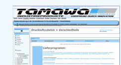 Desktop Screenshot of druckluft.tamawa.eu