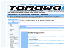 Tablet Screenshot of druckluft.tamawa.eu